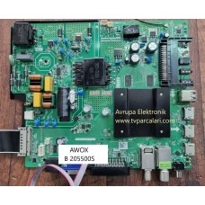 TP.MT5522S.PC822, AWOX 55" UHD SMART LED TV, B205500S Ana kart, Main board TP.MT5522S.PC822, AWOX 55" UHD SMART LED TV, B205500S Ana kart, Main board